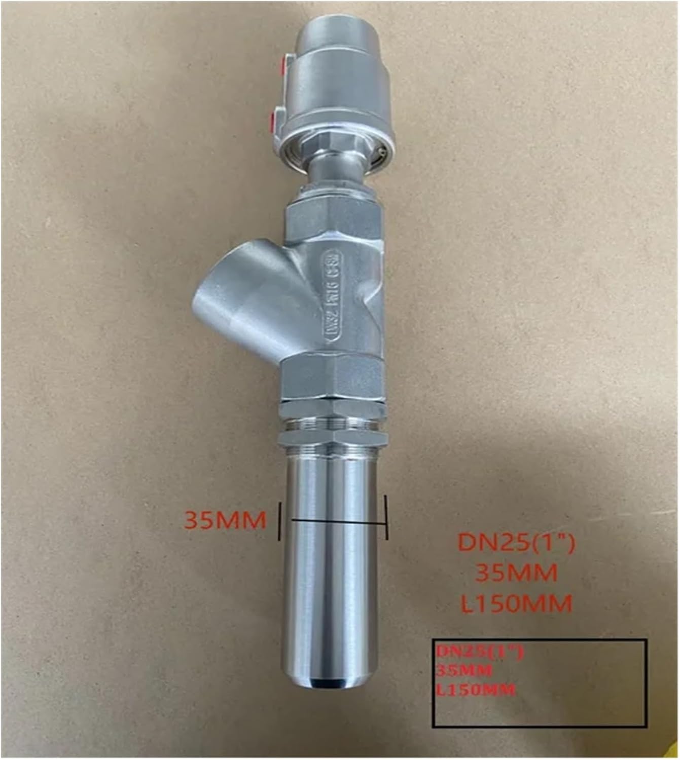 Filling Machine with Stainless Steel DN25(G1) Extension Rod Anti-drip Pneumatic Discharge Nozzle Filling Valve