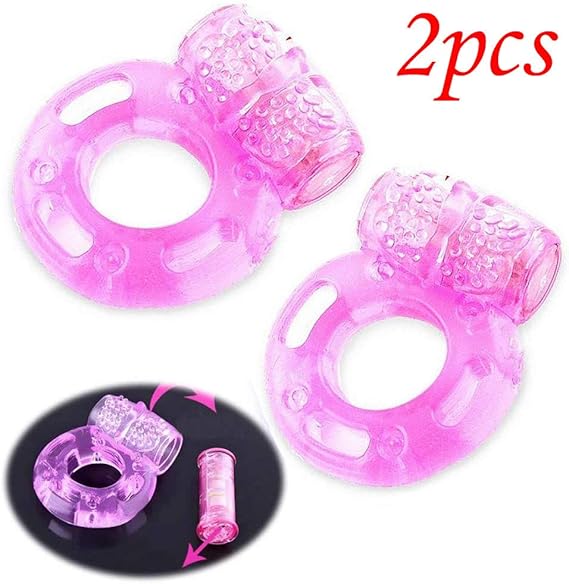 Sex Toys4 - Juego de 2 anillos vibradores para hombre y mujer ...