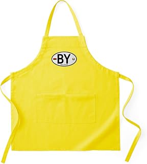 CafePress Belarus Euro Oval BBQ Kitchen Apron with Pockets, Grilling Apron, Baking Apron