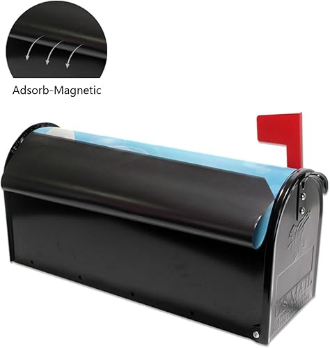 Miniatura 10 de ALAZA Funda magnética para buzón de Navidad roja con muñeco de nieve y copo de nieve, decoración del hogar, para exteriores, tamaño estándar, 18 x