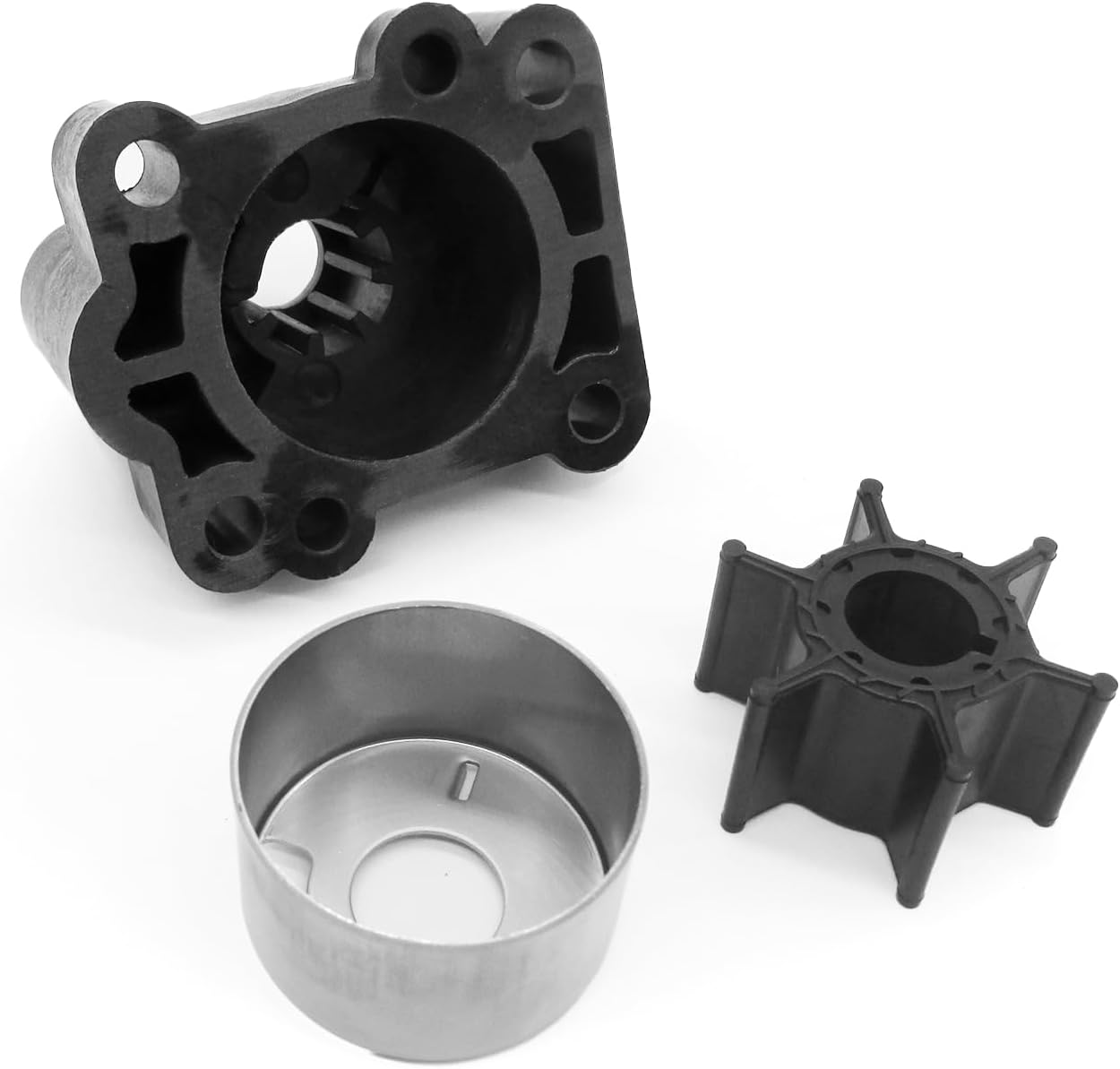SouthMarine Boat Motor 46-84277T 46-84277M Water Pump Repair Kit Without Housing for Mercury Mariner 9.9HP 15HP 9.9C 15C Outboard Engine, 18-3148 for Sierra Marine, 9-48600