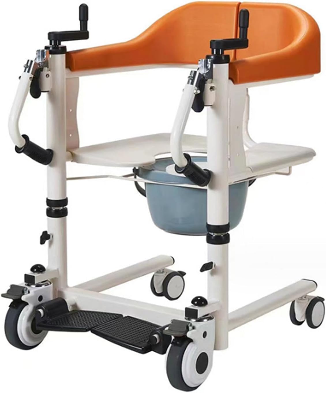 Patient Lift Transfer Chair for Home,180° Split Seat for