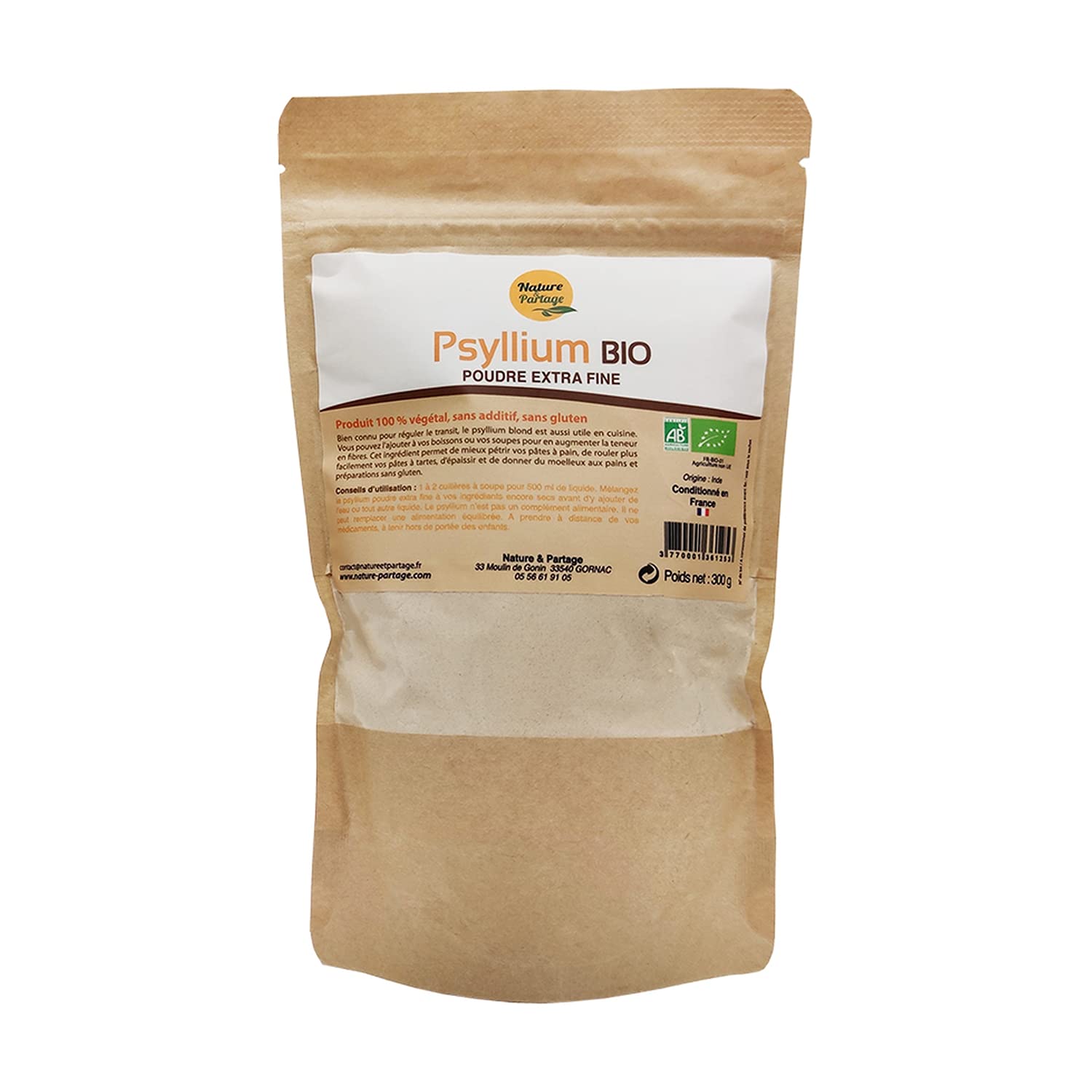 BIO PSYLLIUM RUBIO POLVO 300GR