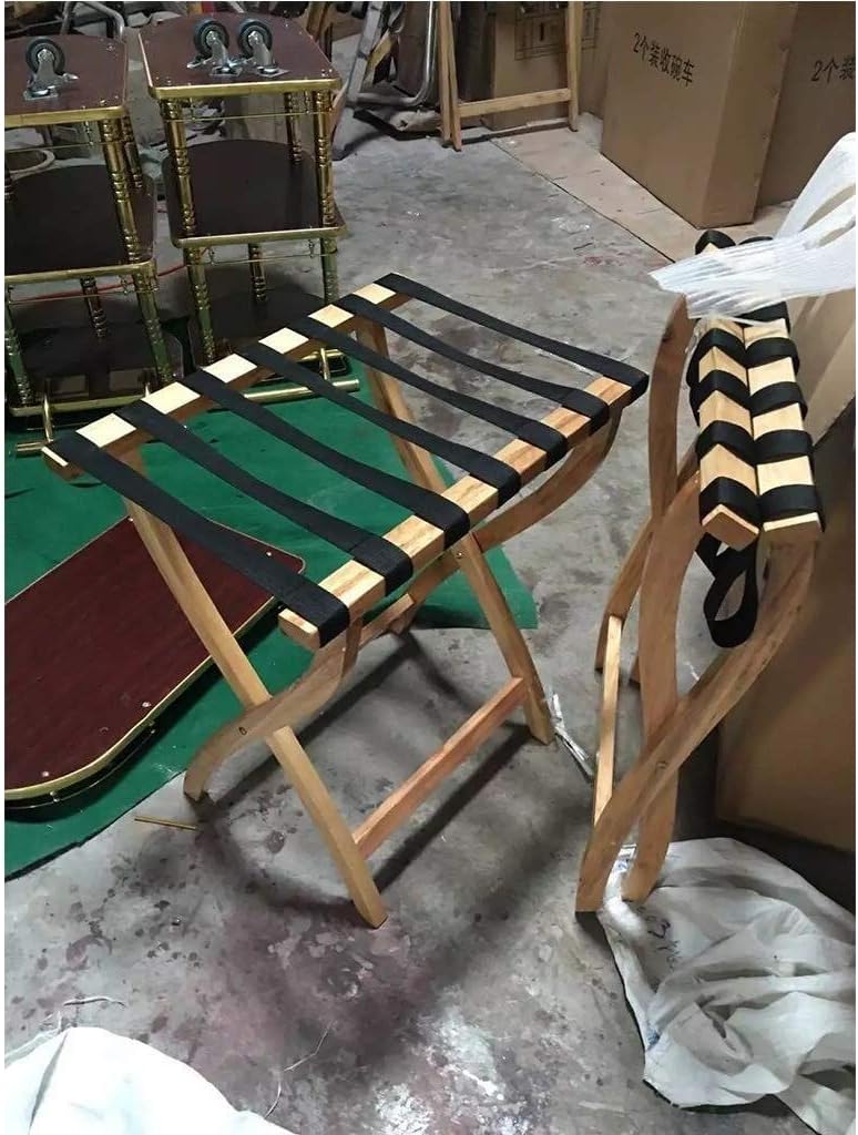 荷物は、荷物ラック、クラシック荷物ラックベッドルーム、木製のデザインのための家、ベッドルーム、旅行スーツケースブラケットを折り畳み式