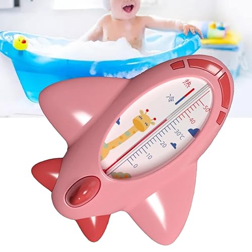 Miniatura 4 de Termómetro de baño para bebés, Termómetro de baño infantil Forma de avión Termómetro de temperatura de agua infantil multifuncional encantador ()