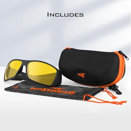 Miniatura 6 de KastKing Lentes de visión nocturna IllumiLens polarizados, para hombres y mujeres, reducen el deslumbramiento y mejoran la visión