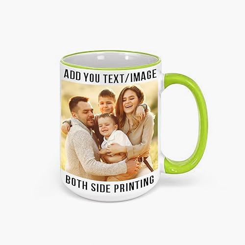 Miniatura 97 de Taza de café personalizada, regalo personalizado, taza de cerámica con foto, imágenes o texto, novedad de tazas personalizadas, perfecta para Borde