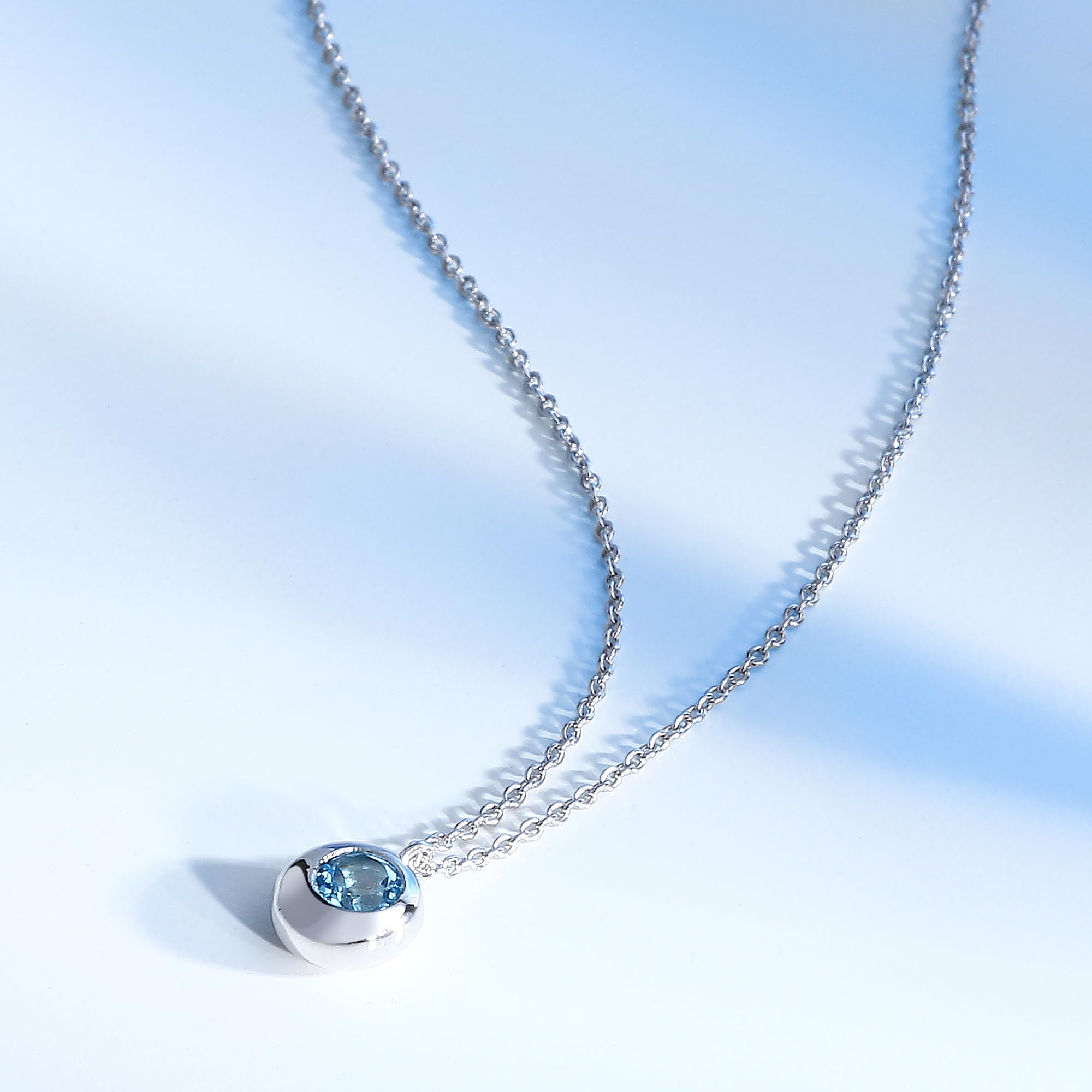 Morellato Collana da donna in argento 925 riciclato, pietra colorata, collezione TESORI ETERNI, idea regalo donna