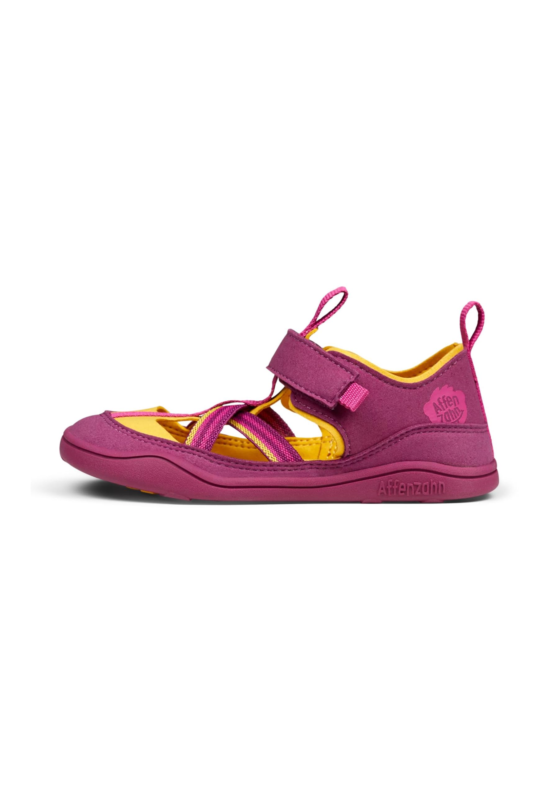 Affenzahn Sandalo Vegano Breezy con Chiusura in Strappo Puntale Antiscivolo Flessibile ventilata Leggera per L'Estate, Taglia 21-32