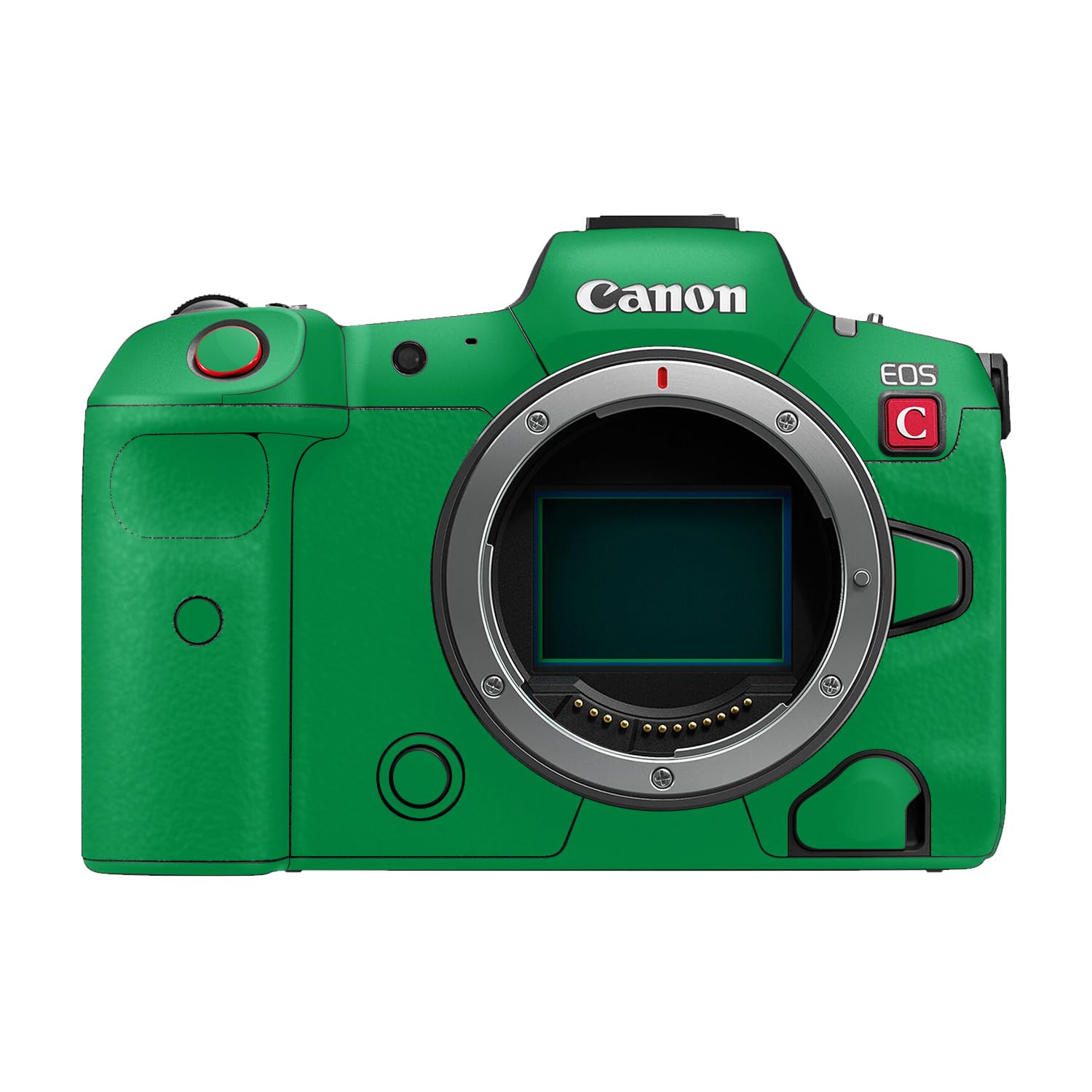 Camera Skin Compatible with Canon EOS R5C (2022) - Solid Green - Premium 3M Vinyl Protective Wrap Decal Cover - Easy to Apply | Crafted in the USA by MightySkins