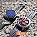 Military Smart Watch for Men GPS 6 Satellite Positioning Compass 164 Feet Water-Resistant for Swimming 500mAh Battery Make Answer Call Rugged Metal Body Smartwatch 1.43