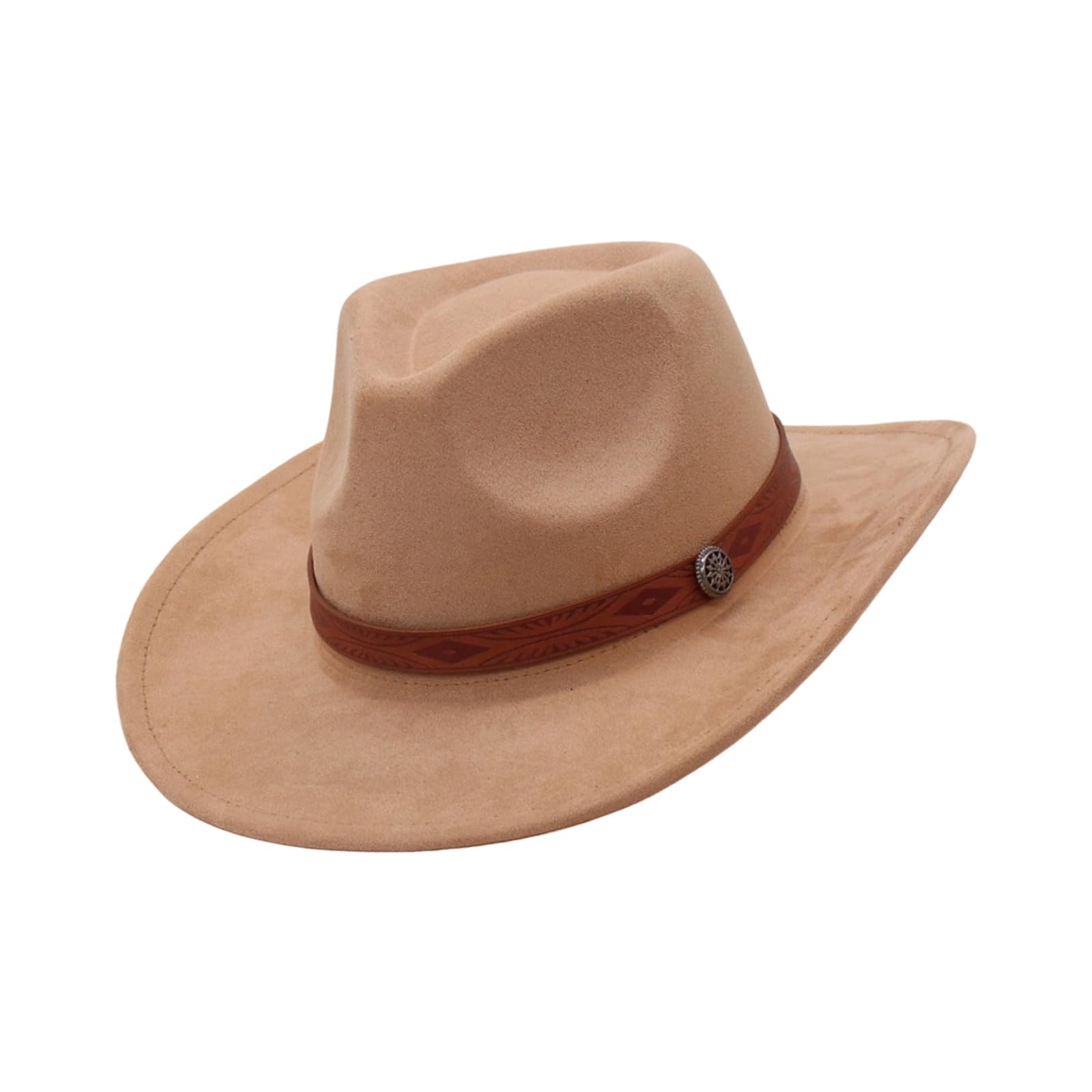 MICFENY Stylish Party Hat Adjustable Band Breathable Cloth Comfortable Fit Western Party Outdoor Festival Accessory