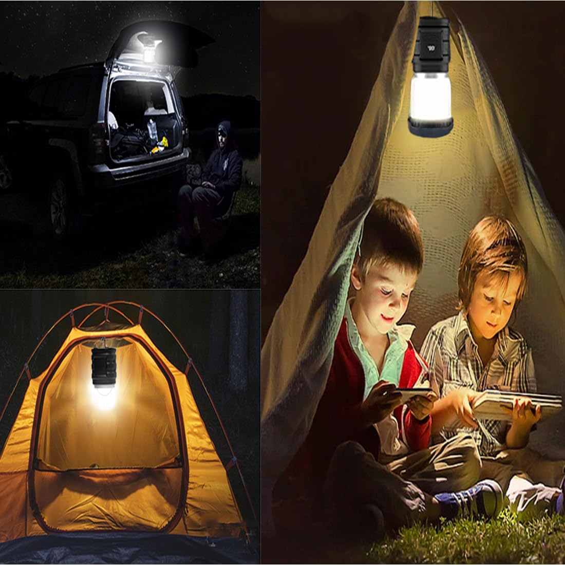 Lanterne De Camping Rechargeable, Lanterne Super Lumineuse Pour Le Camping Lampe De Camping Suspendue A Led Rechargeable Par Usb 3 Modes Declairage Pour Le Camping La Randonnee 85122948