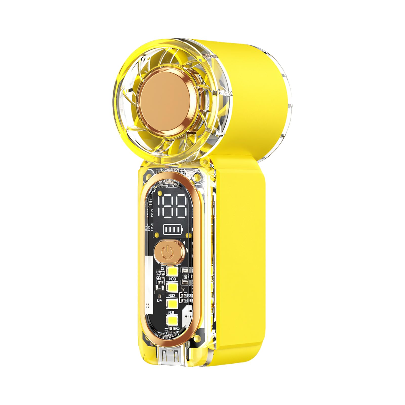 kokdid Speed Rechargeable Fan Outdoor Portable Handheld Powerful Outdoor Light Weight Coolers Enduring Folding Desktop
