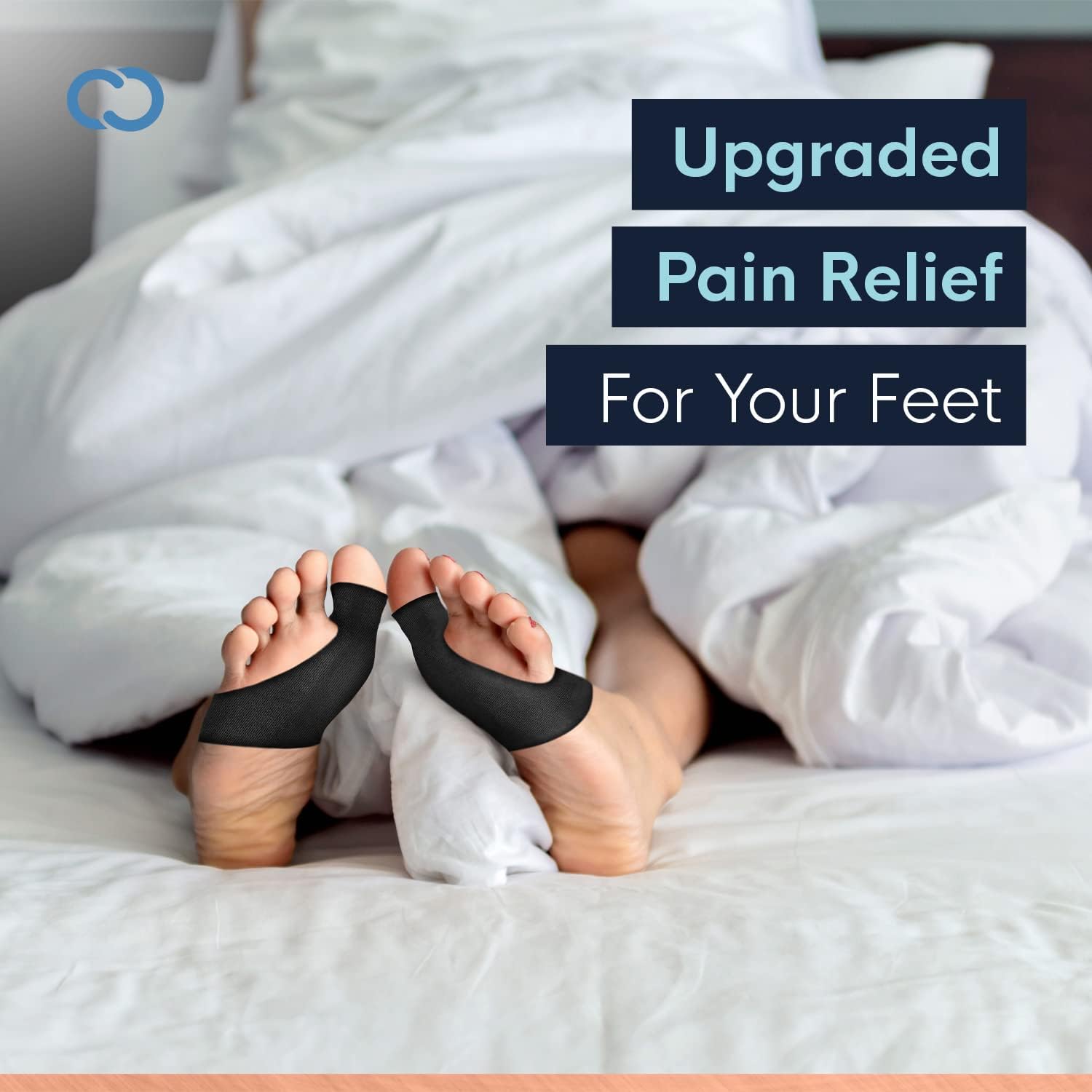 Copper Compression Bunion Relief Kit - Includes 1 Pair Each of Bunion Corrector Cushion Sleeves & Bunion Corrector Toe Splints - Pads & Straightens Bunions, Feet for Men & Women - Small/Medium - Image 3