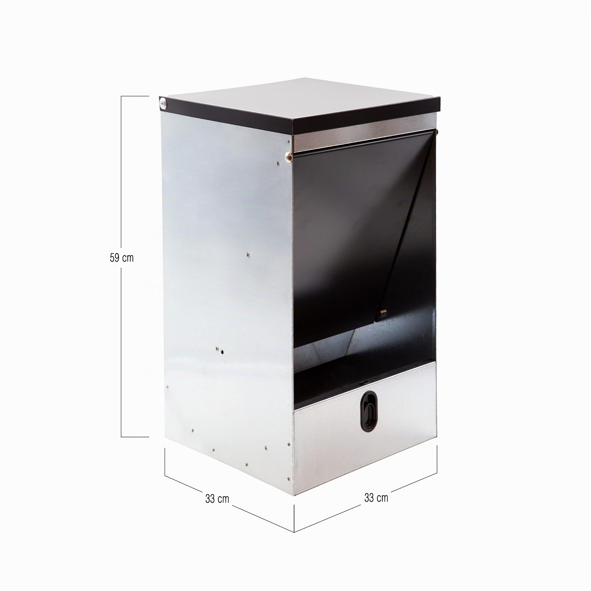 FINCA CASAREJO Mangiatoia per Cani | Distributore di Crocchette | Dispensatore di 20 Kg | Mangiatoia self-service con Coperchio | Include Dispenser per Sacchetti