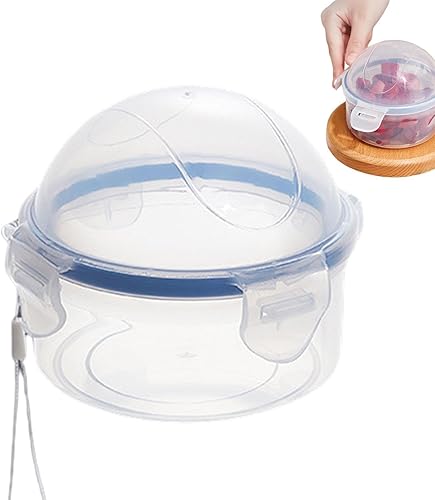 Frigorífico de lechuga Keeper - Kit de contenedor de almacenamiento de verduras Caja hermética de ahorro de productos, bandeja para crujir con