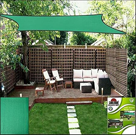 Shalimar Multipurpose Shade Net/Agro Net/Green Net - 75% (Green Colour) (10 ft x 15 ft)