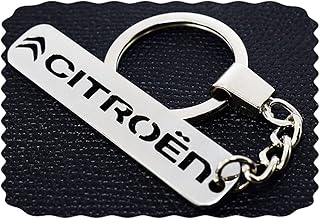 citroen stainless steel keychain - car logo key chain