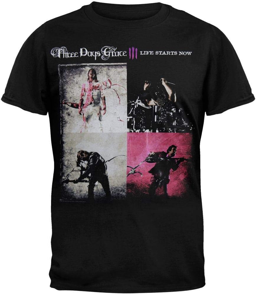 Three Days Grace - Splashback Saskatoon Tour T-Shirt - Medium