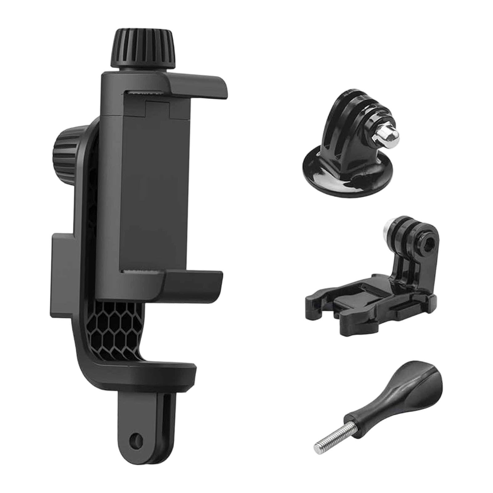 Soporte para Teléfono Multifuncional con Clamp para Cámara Adaptador Universal para Trípode Base Montaje y Zapata Fría Fabricado en Nylon Resistente