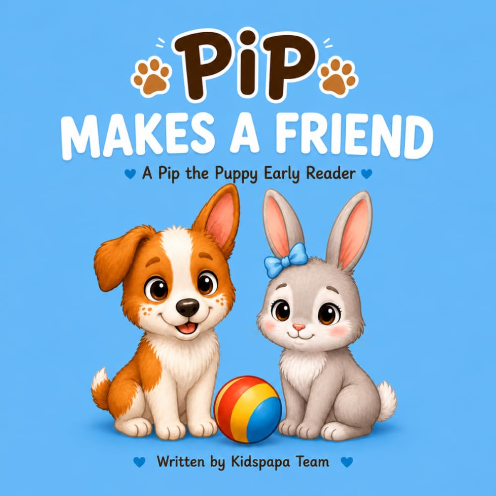 Pip Makes a Friend: A Pip the Puppy Early Reader — A Gentle Story About Shyness, Patience, and Making a New Friend (Pip the Puppy: My First Reader)
