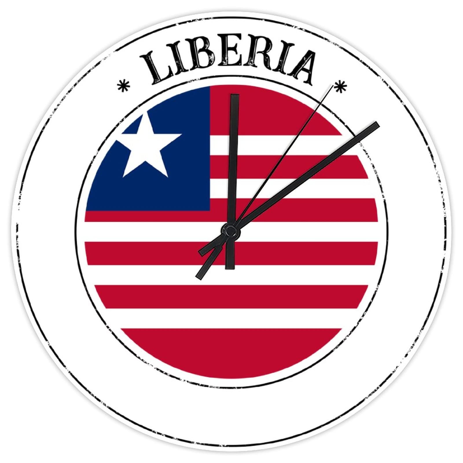 Horloge murale Liberia sans bruit pour resoudre les nuisances sonores dans votre bureau