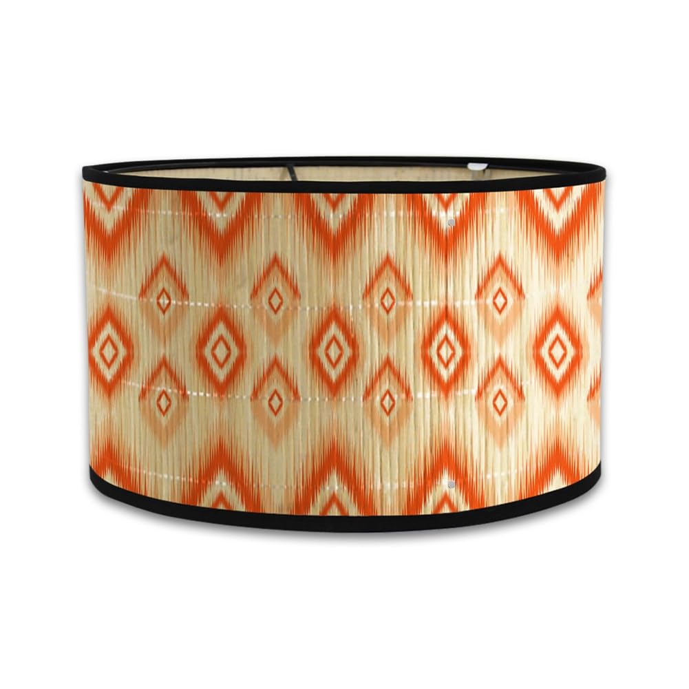 CTRLZS Lamp Shades Print Oval Lamp Shade 30 * 30 * 20CM Vintage Lamp Shades for Chandeliers and Floor Lamps A