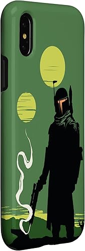 Miniatura 9 de Funda verde para iPhone 14 Pro Star Wars El libro de Boba Fett Tatooine