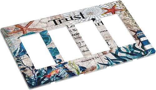 Vista 439 de Placa de pared con interruptor de luz de doble interruptor de pared para niños, diseño de dinosaurio, galaxia, espacio exterior, planeta, nebulosa