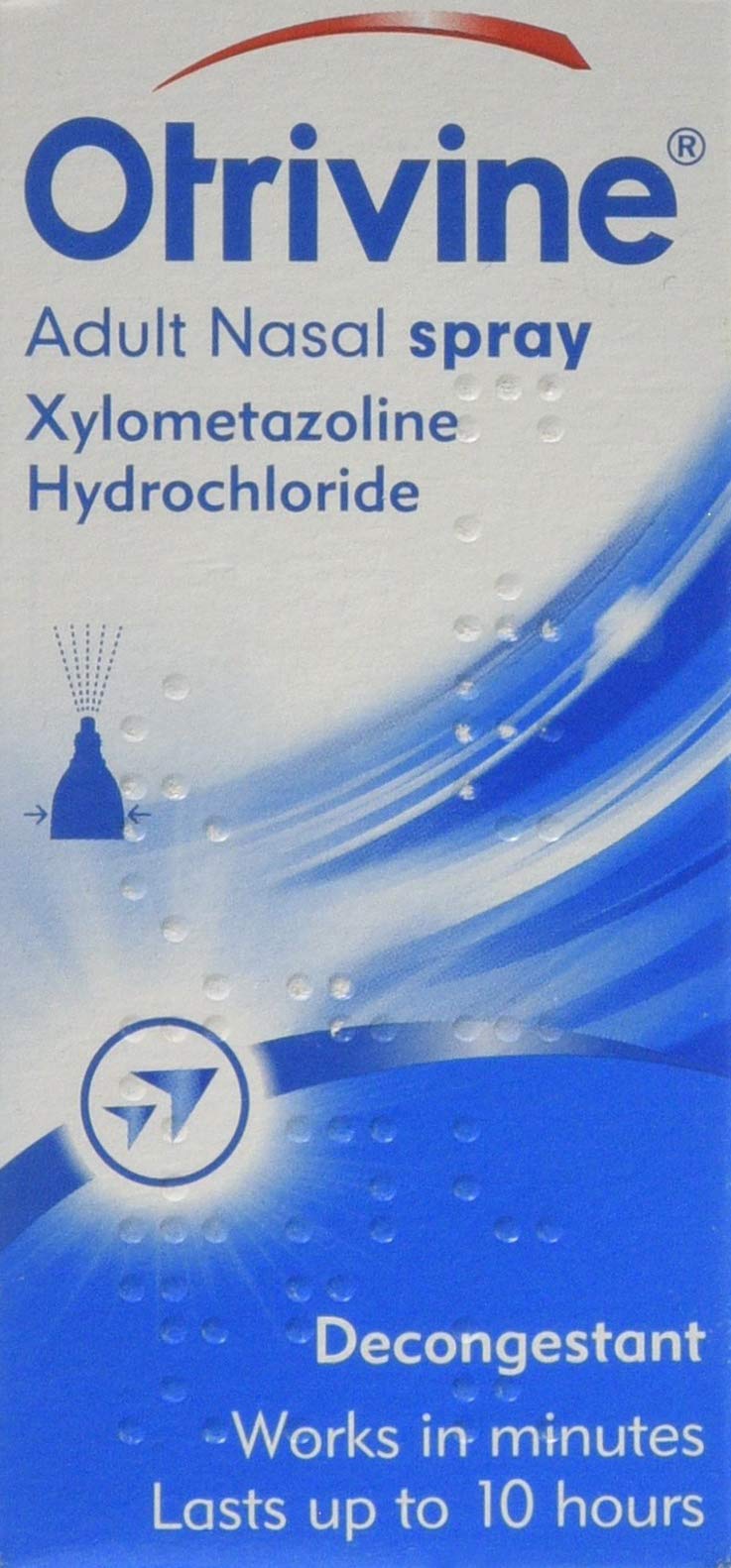 Otrivine Adult Nasal Decongestant Spray, 10 ml