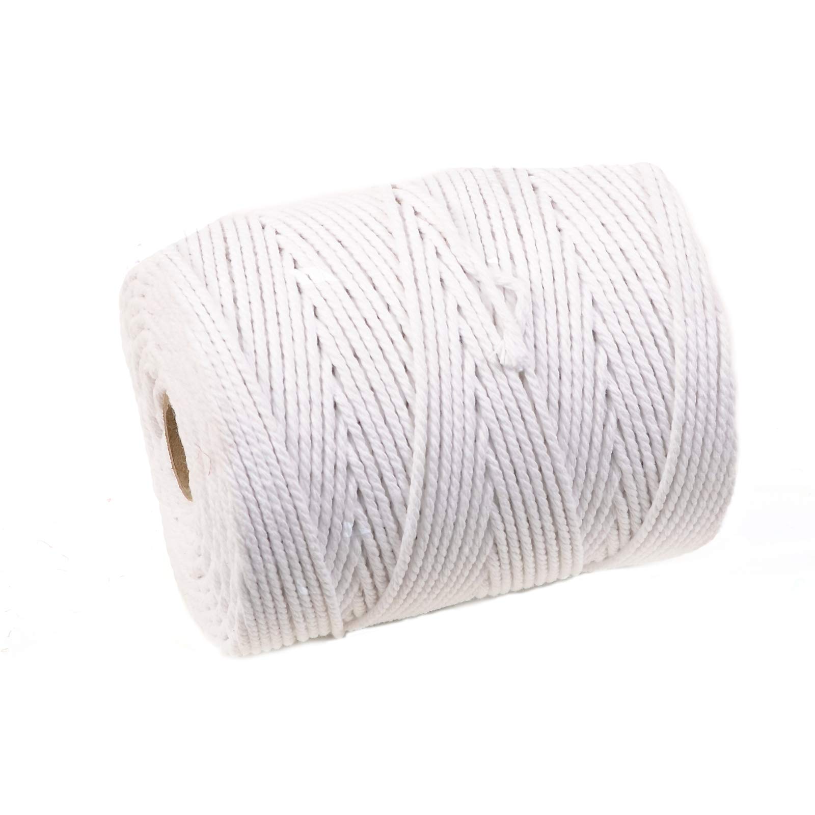 No.3 (3.5mm) Everlasto Bleached Cotton Piping Cord Spool - 0.5KG 1KG (0.5KG SPOOL)