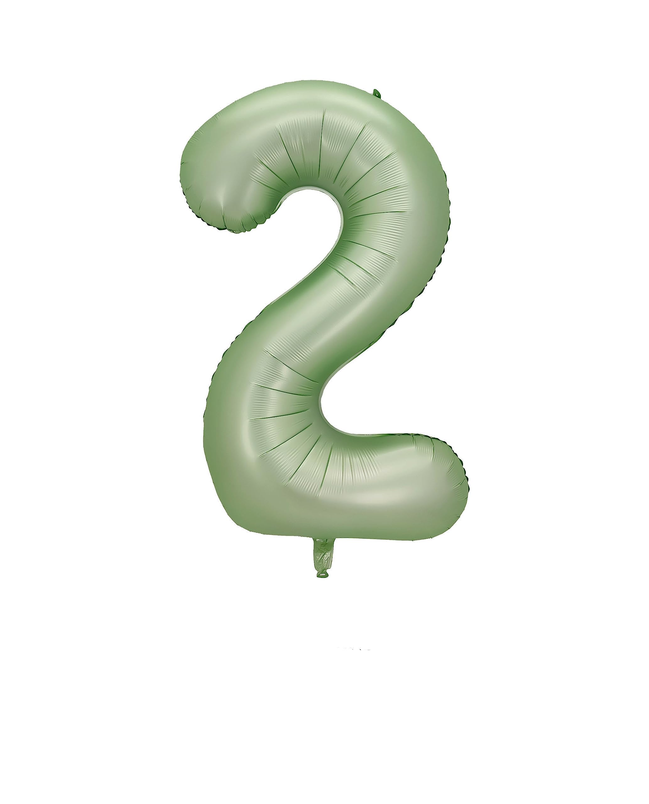 Oliver Green Foil Balloons Number 2, 40 inch