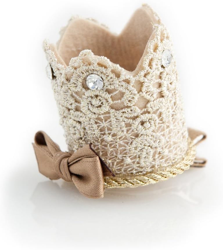 GLITTERFIT Girls Princess Hair Clip, Gold Crown Hair Clip, Photo Prop Hair Accessories, Birthday Hair Clip