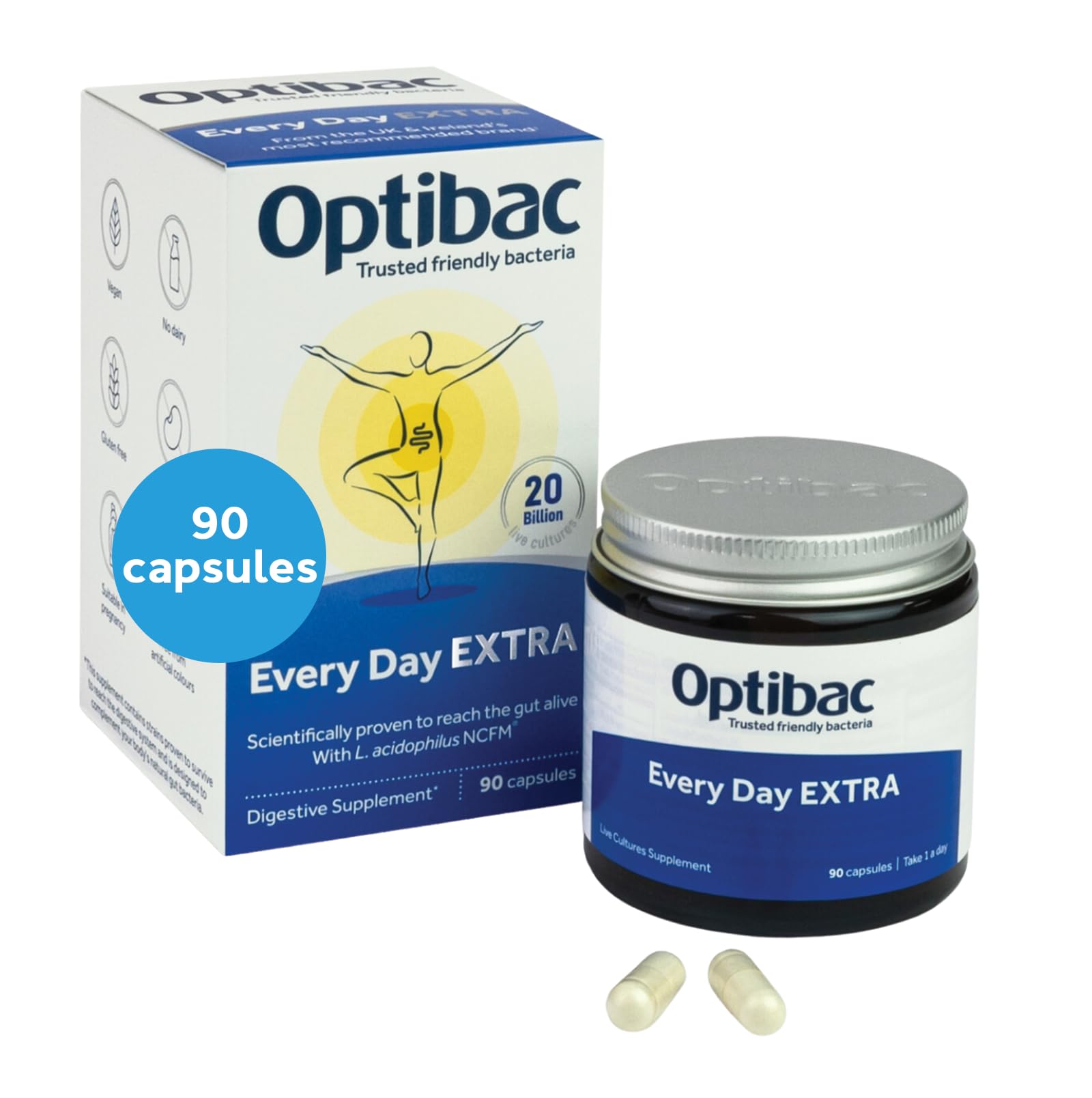 Buy OptiBacProbiotics Every Day Extra High Strength Vegan Digestive