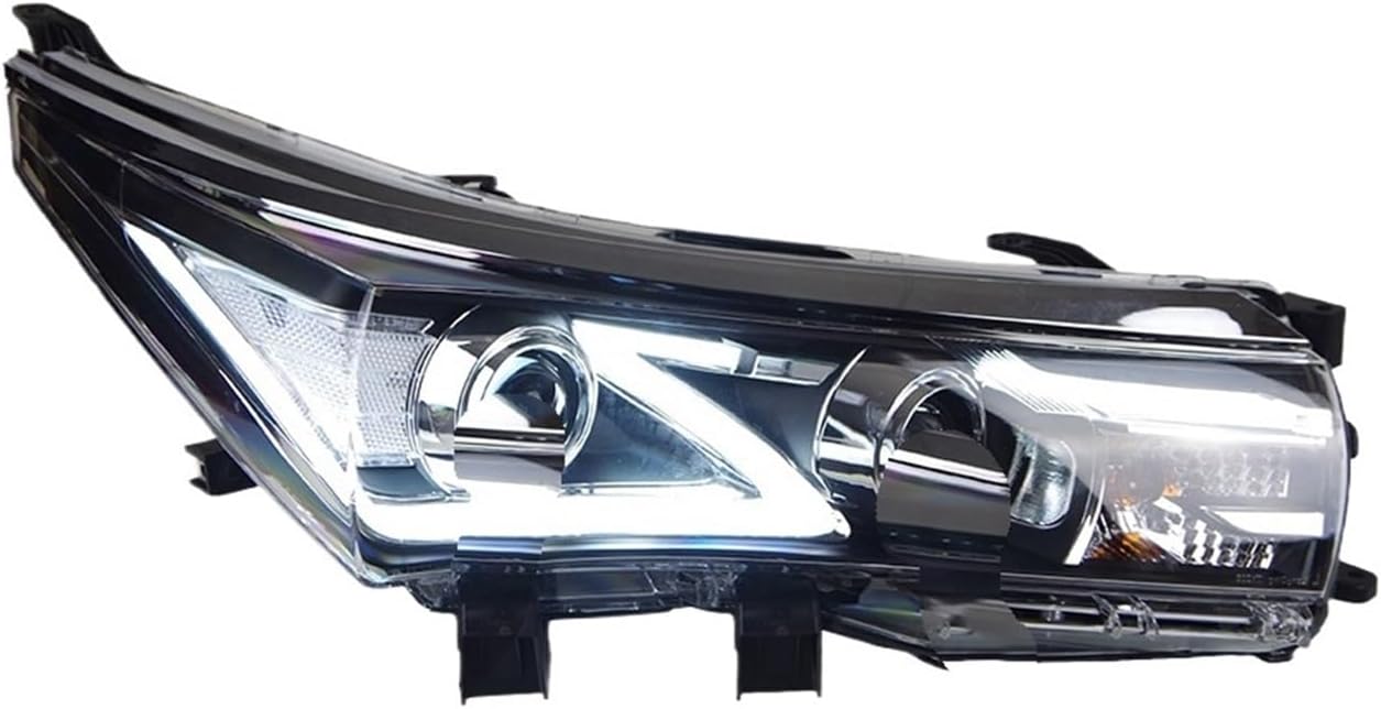 Head Lamp Compatible with Corolla LED Headlight 2014-2016 Headlights Corolla Altis DRL Turn Signal High Beam Angel Eye Projector Lens