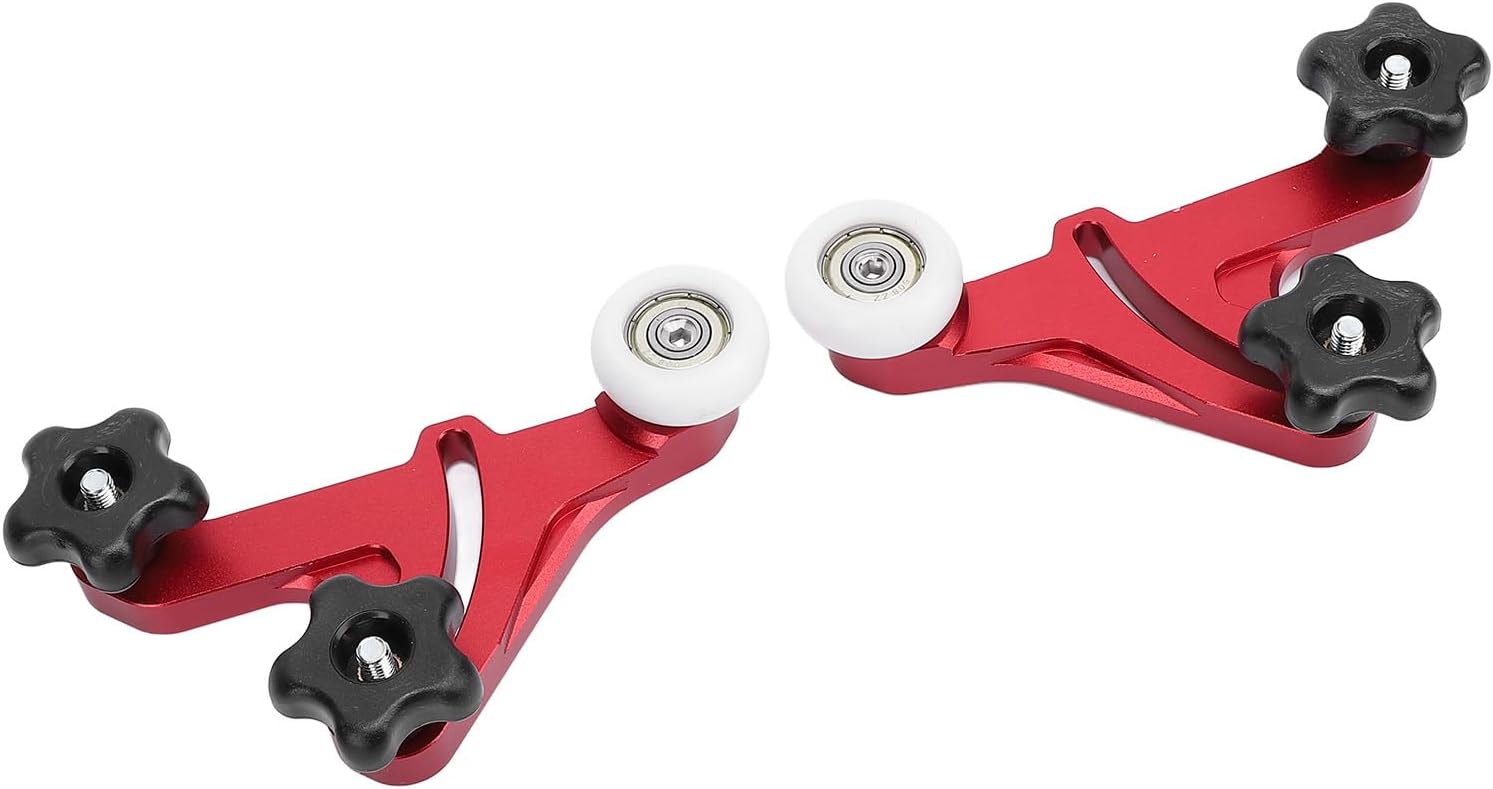 Saw Roller Tool, Table Saw Roller Double Wheel Feed for Woodworking Bench Chute Locating and Fixing, Tools