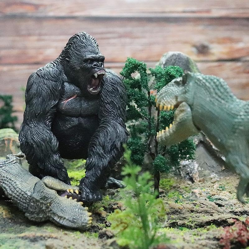 Amazon.co.jp: ゴリラ キングコング リアル フィギュア PVC 野生動物 