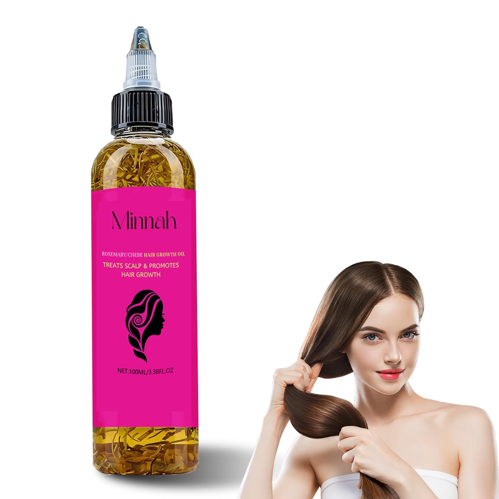 Minnah Batana Oil for Hair Growth,Minnah Batana Oil for Hair Growth,Extra Strength Rosemary,Fenugreek Herbal (1pcs)