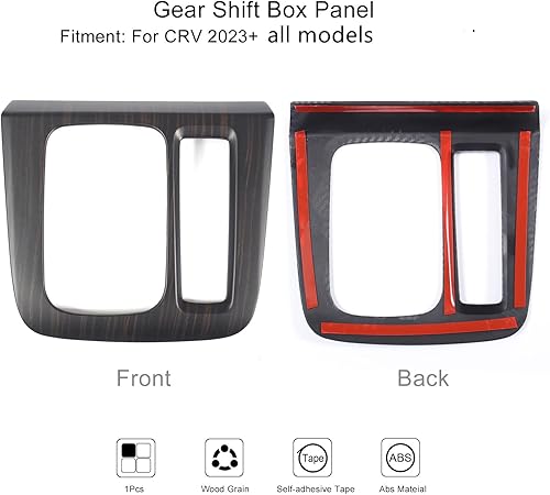 Miniatura 2 de Para Honda CRV 2023 2024 2025 LX EX EX-L, Sport Hybrid, Sport Touring Hybrid Panel protector de cambio de marchas híbrido, control central de grano