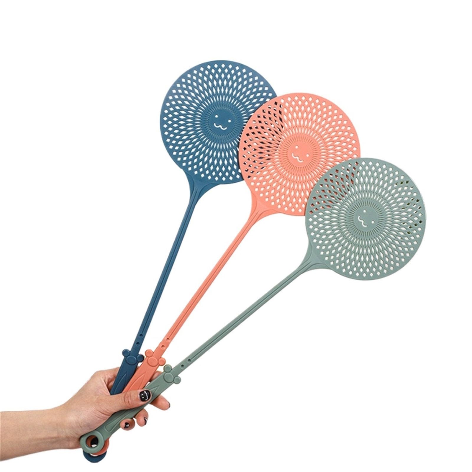 SXTYYH Sturdy Fly Swatter, Manual Fly Killer for Indoors, Bug Swatter with Durable Mesh Non-Slip Grip Flyswatter for Wasps, Bees, Flies