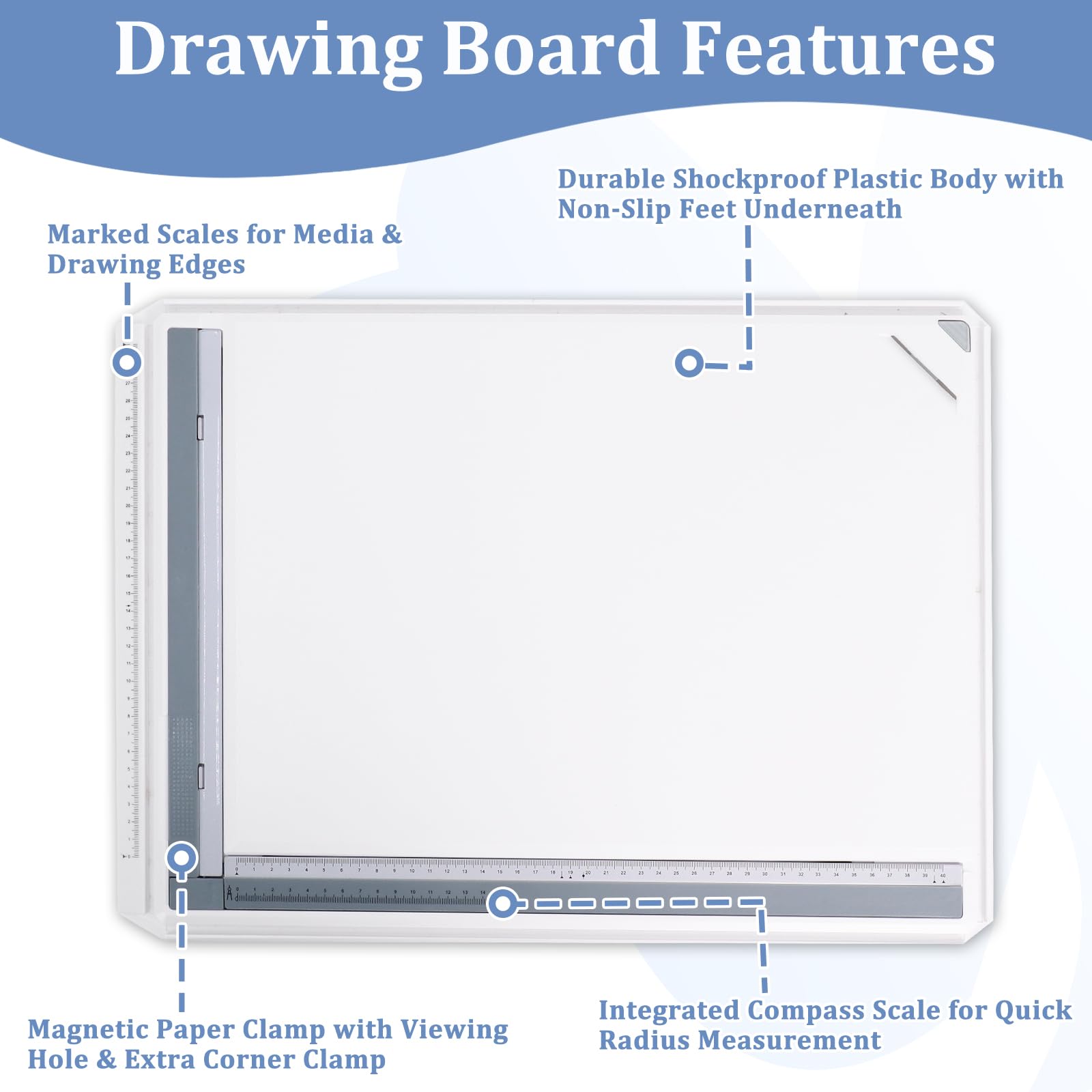 Gekufa A3 Drawing Board with Portable Bag - Image 4