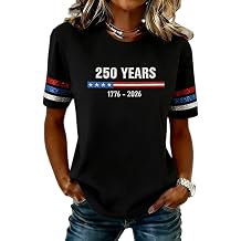 Women's Short Sleeve 4th of July Patriotic T-Shirt Summer Independence Day America Flag Raglans Graphic Tees Tops