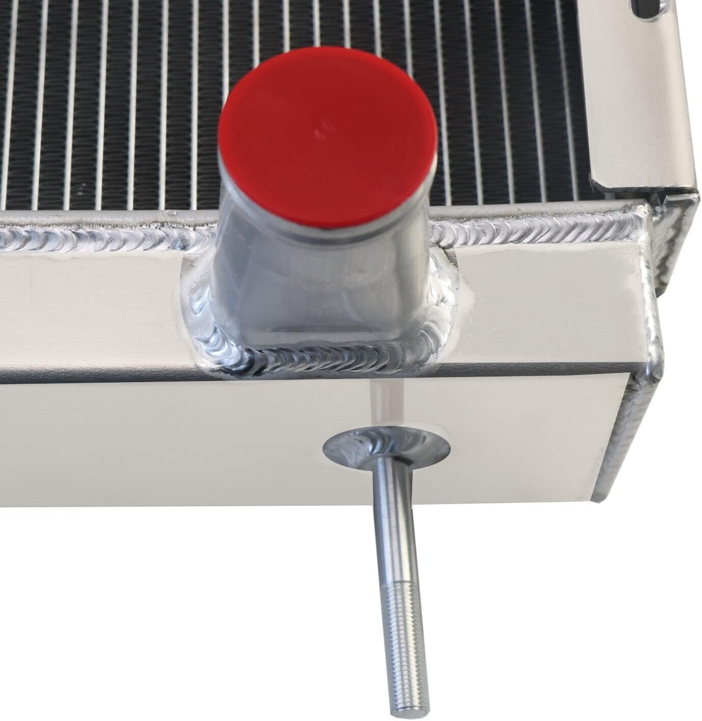 352629R92 Tractor Radiator Compatible with Farmall International M MD Super MTA 351798R92, 3 Row Aluminum Tractor Radiator