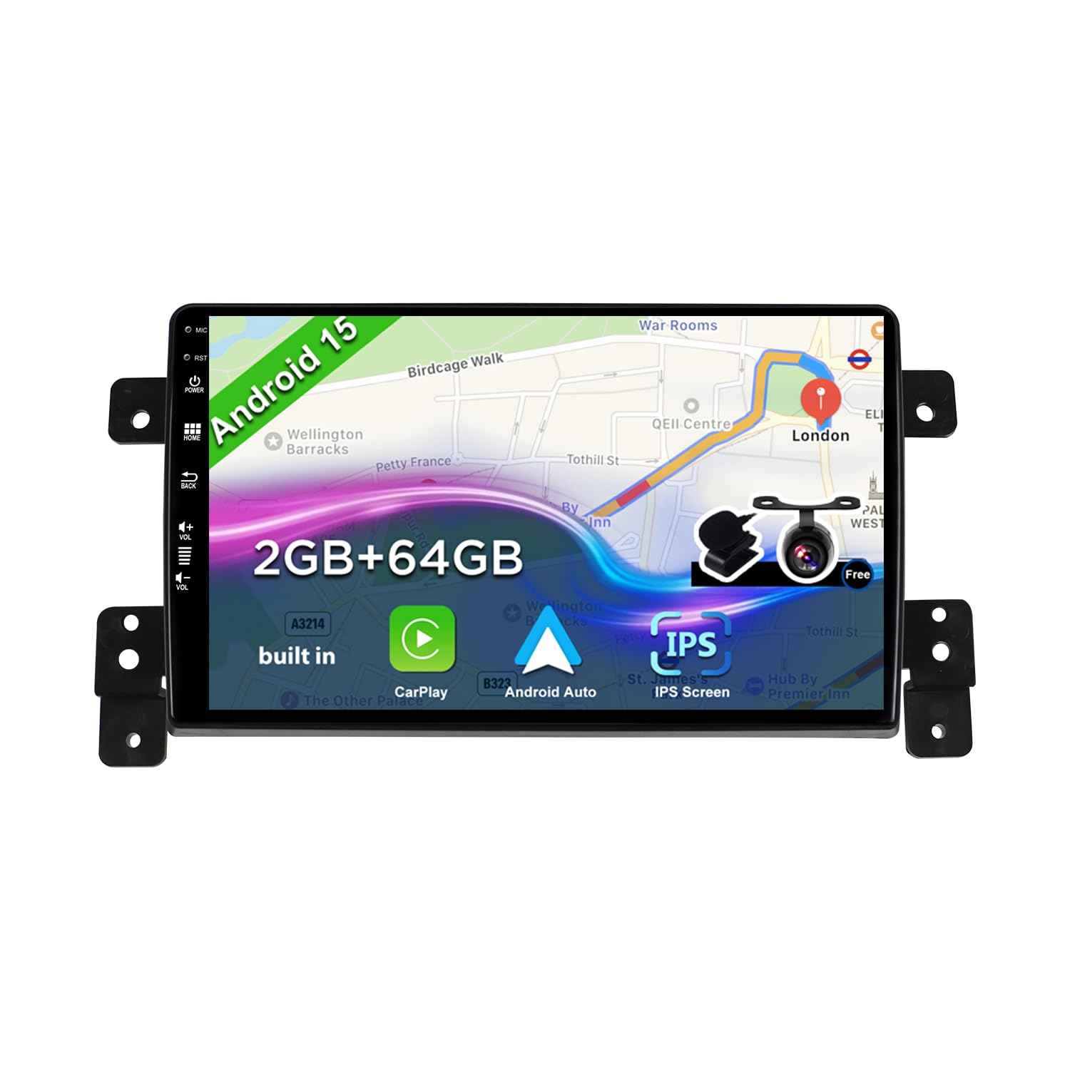 Autoradio Android 15 pour Suzuki Grand Vitara 2005-2015 avec écran tactil 2 DIN 9 pouces - 6