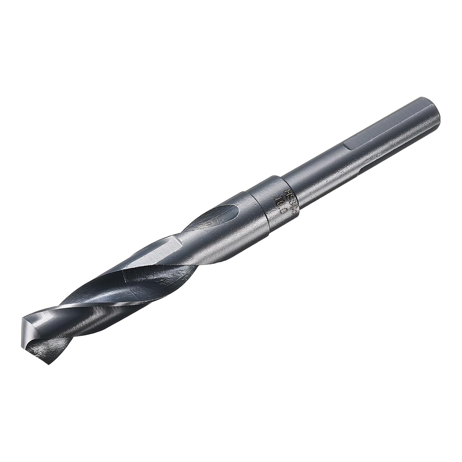 uxcell 16mm Drill Bit 12mm Reduced Shank M35 Cobalt High-Speed Steel Twist Nitriding Black Surface 118° Drill for Steel Alloy Cast Iron High Hardness Materials