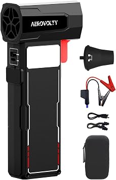 4-in-1 Car Dryer Air Blower with 3LB Thrust, 100K RPM Turbo Jet Blower