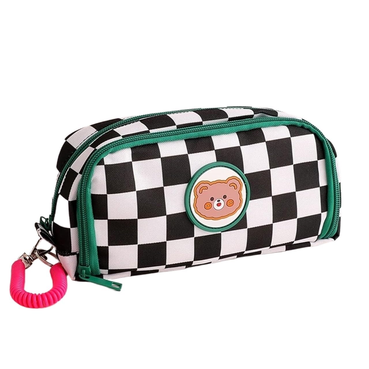 Estuche para bolígrafos Pencil Bag Estuche for lápices Bonito, Caja for lápices, papelería de Gran Capacidad, Estuches for lápices con Rejilla, Estuche for lápices, Estuche for bolígrafos(Black)