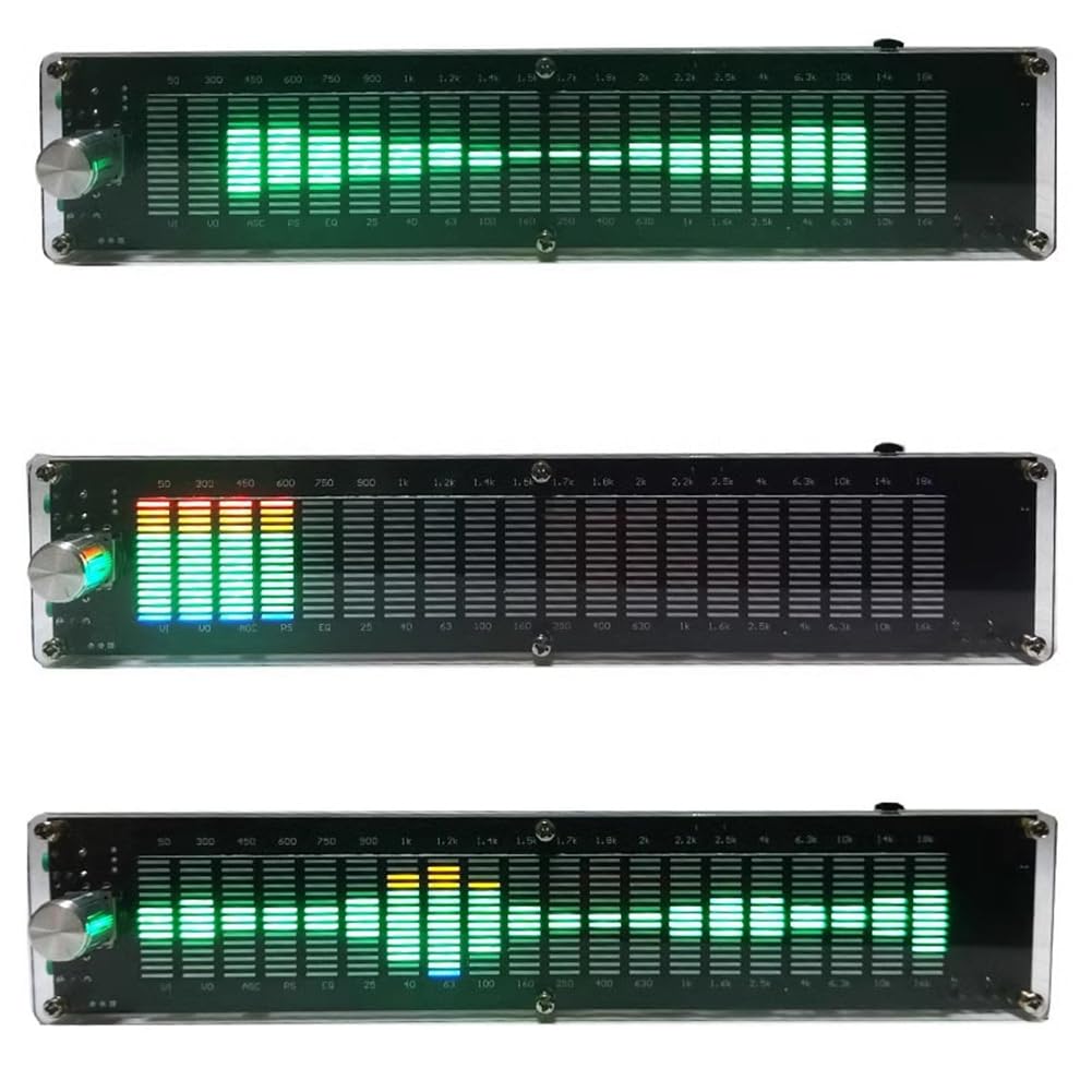 Analizador de Espectro Audio LED Indicador de Dinámico de Espectro Musical para Entusiastas del Audio