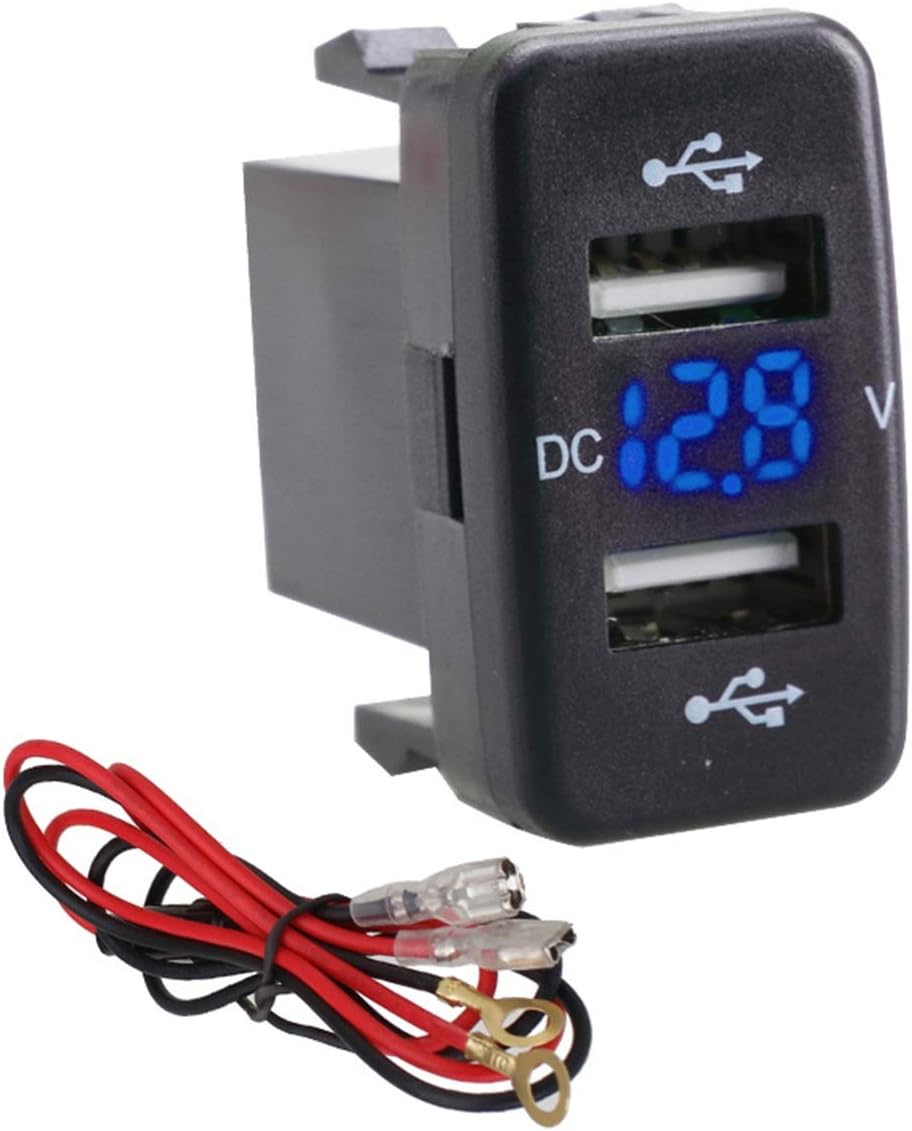 Presa 12v Auto GemCoo QC3.0 USB Presa E Tipo C PD Per Auto, 12V/24V QC 3.0 Dual USB Doppia Presa Usb